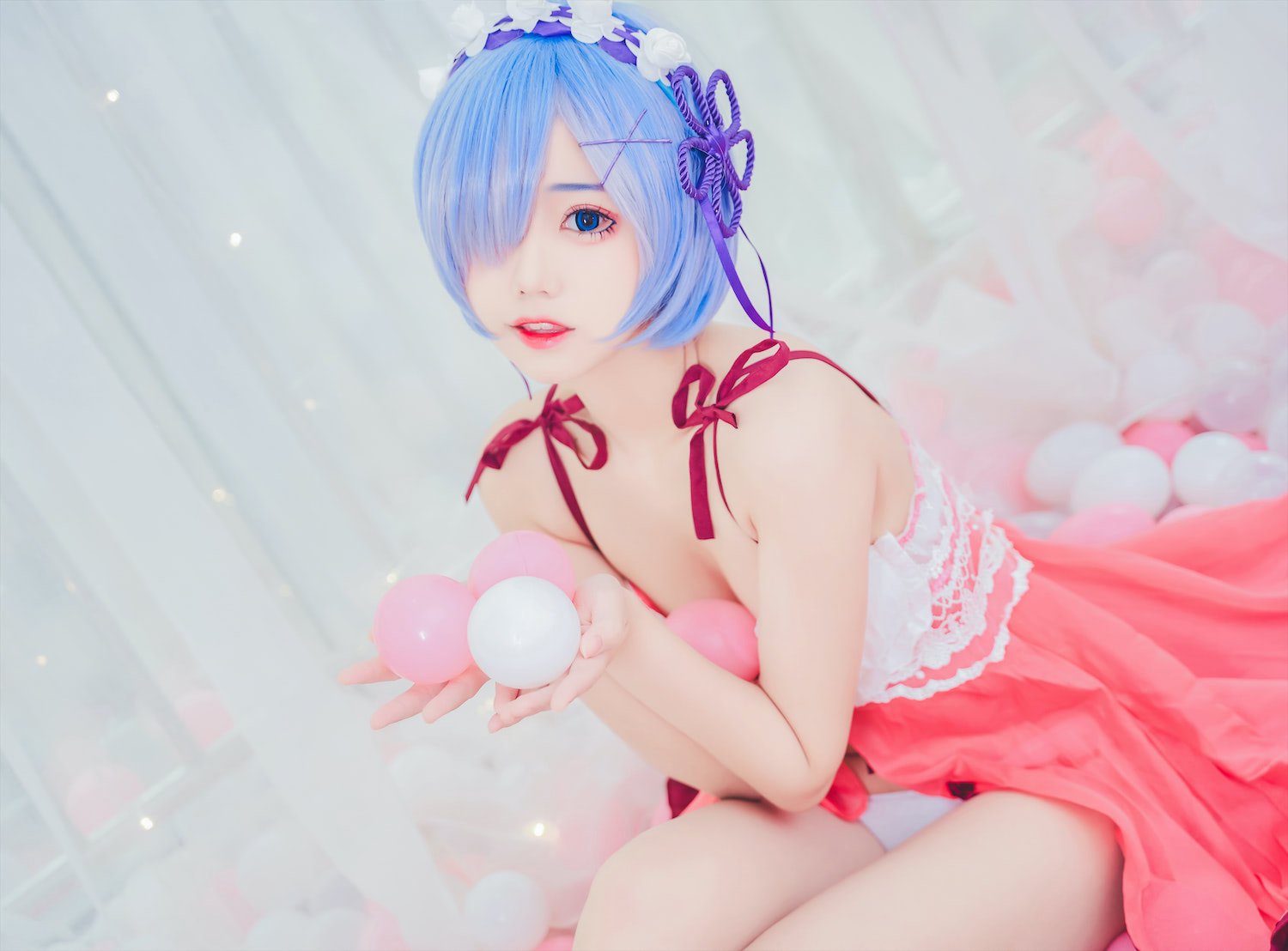 猫君君MaoJun 蕾姆粉睡衣