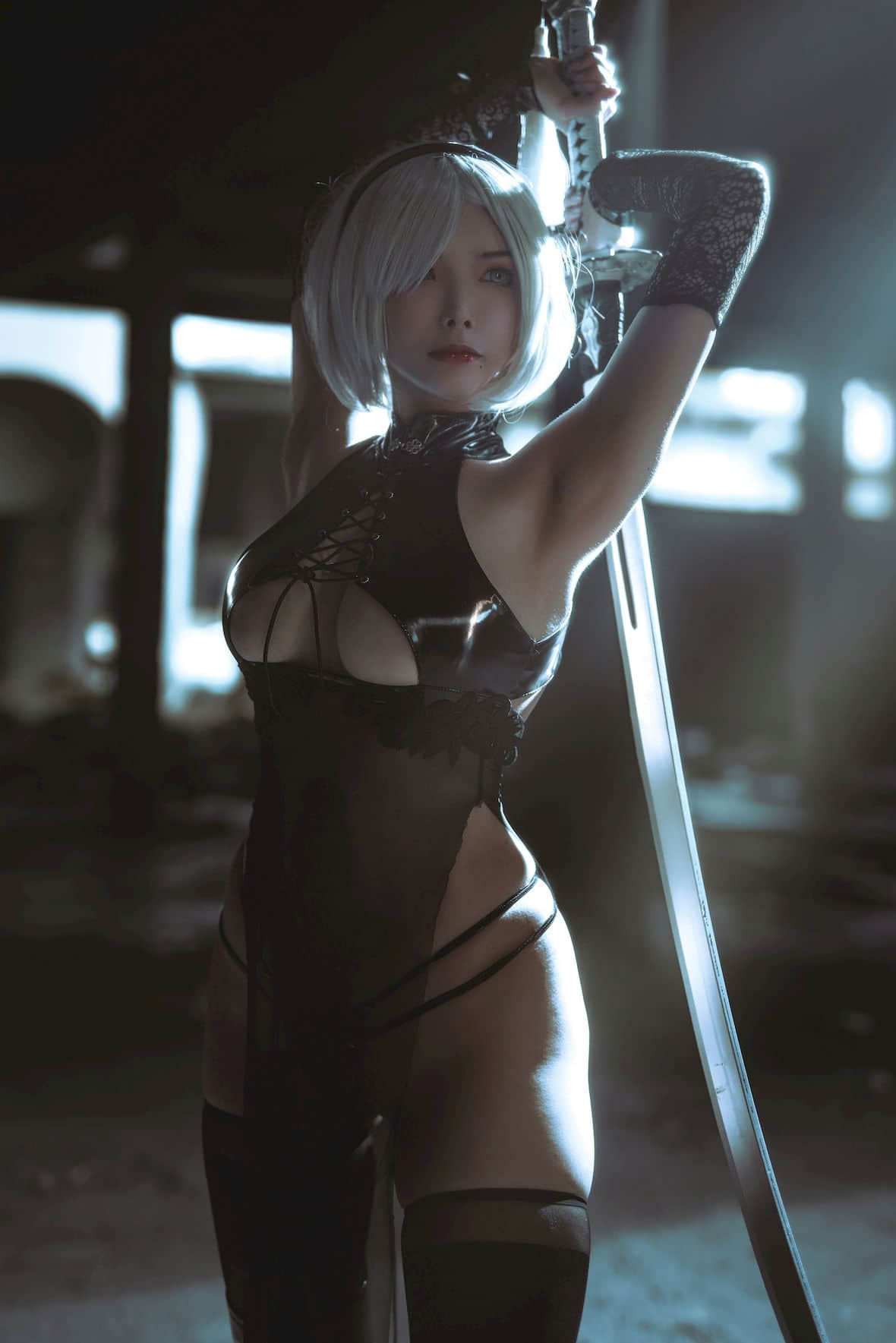 秋和柯基  Nier  Automata  2B